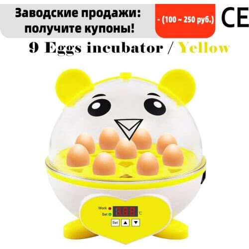 New Design Digital Mini Hatching Eggs Incubator Automatic Temperature Control Hatcher For Chickens, Ducks, Birds