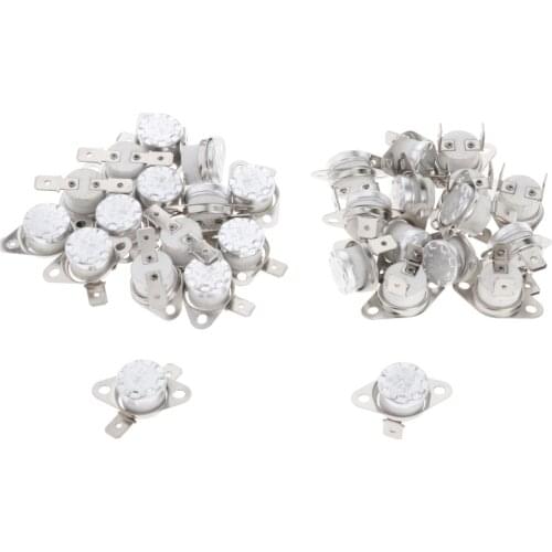 KSD301 150°C 15Pcs + 155°C 15Pcs Thermostat NC Temperature Switch Set, Easy to Install, Professional Accessories