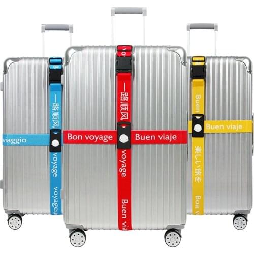 Suitcase band Three digits password elasticity Luggage Strap Cross Belt adjustable Travel accessorie Suitcase with Quick release