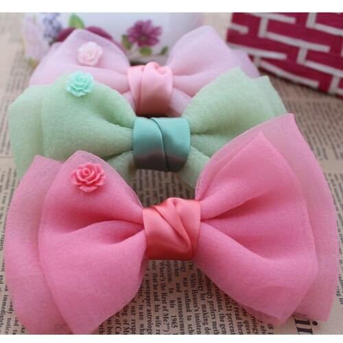 20pcs Fashion accessories diy handmade f bow accessories beautiful flower for hair accessory ,shoes and other decoration