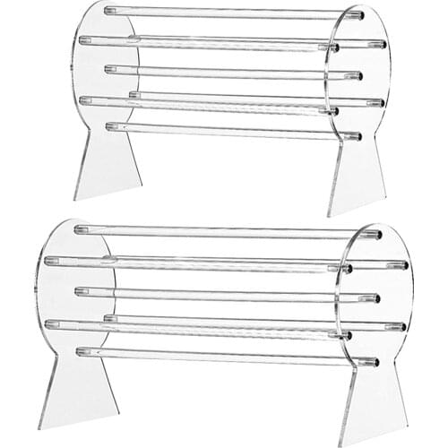 Clear Headband Holder Organizer, Scrunchie Stand, Clear Jewelry Organizer, Necklace Storage Headband Display Organizer