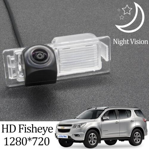 Owtosin HD 1280*720 Fisheye Rear View Camera For Chevrolet Trailblazer MK2 2012 2013 2014 2015 2016 Car Parking Accessories