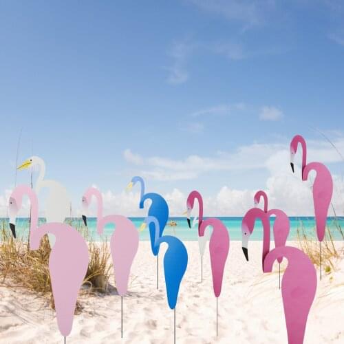 Beach Swirl Bird Aluminum Dynamic Bird Rotate With Breeze Photography Props Home Patio Backyard Beach Decor