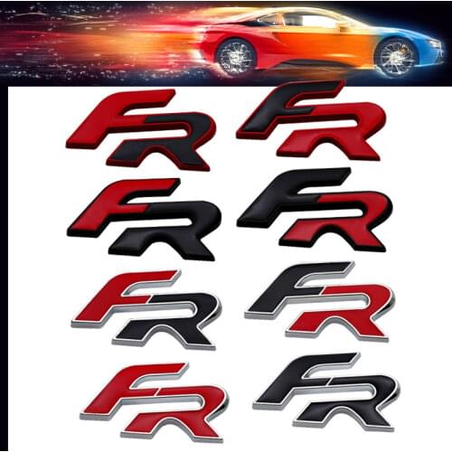 3D Premium Metal FR car Hood Fender trunk Rear Bonnet Decal Emblem Badge Sticker for Ibiza Leon Altea IBE Toledo Exeo IBL IBX
