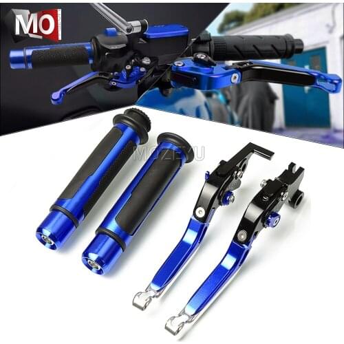For Suzuki GSX-R125 GSX-R150 GSXR GSX-R 125 150 Motorcycle CNC Adjustable Folding Brake Clutch Levers Handlebar Hand Grips