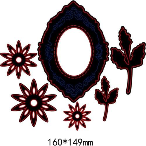 Dies Scrapbooking Flower Leaves Decor METAL CUTTING DIES Craft New Embossing Die Cut Stencils Paper Cards Making festival cards