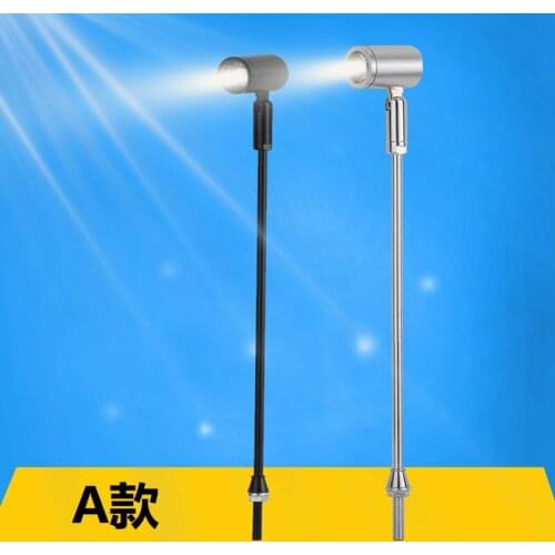 LED column straight rod gold jewellery watch showcase spotlight