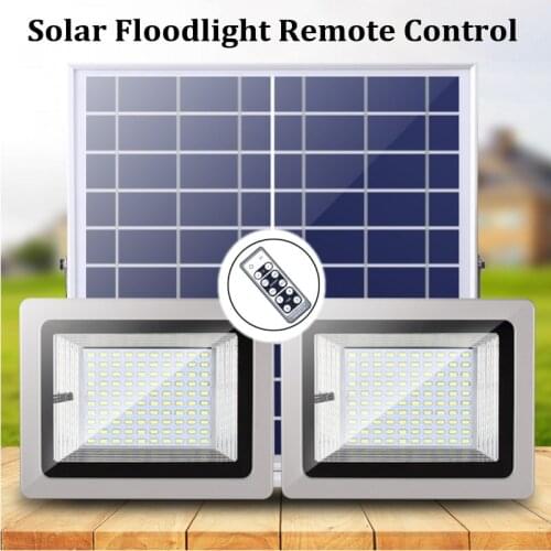 36LEDs 60LEDs 80LEDs 100LEDs Solar Power Panel LED Flood Light Outdoor Garden Yard Landscape LED Floodlight Security Emergency