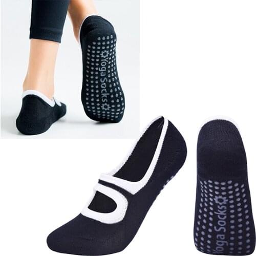 High Quality Women Bandage Yoga Socks Anti-Slip Quick-Dry Damping Pilates Ballet Fitness Socks Breathable Gym Sport Sock Slipper