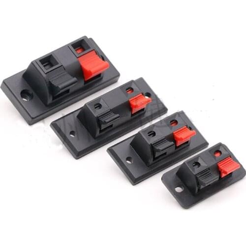 5pcs Single Row 2-position Cable Clamp Speaker Sound Large Test WP2-2/3/4/10