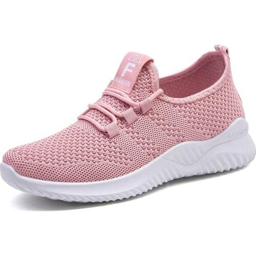 Womens Casual Shoes Chunky Sneakers Platform Walking Shoes Fashion Knited Casual Loafers