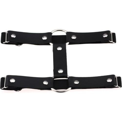 Women Rock Pub Garter Belt Sexy 2 Layers Punk Harness Garters Anime Suspender Belt Cosplay Suspenders Adjustable Strumpfhalter