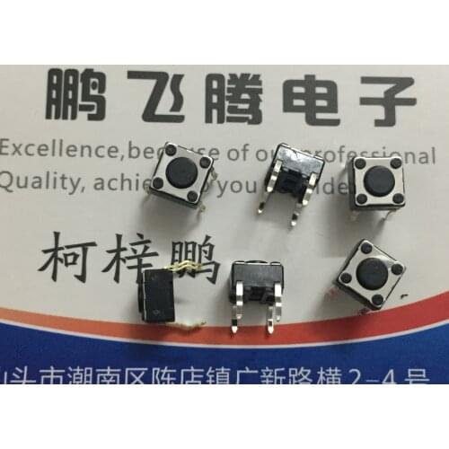 10PCS/lot SKHHAJA010 Imported from Japan ALPS touch switch 6*6*4.3 in-line 4-pin button micro-movement long life 1 million times