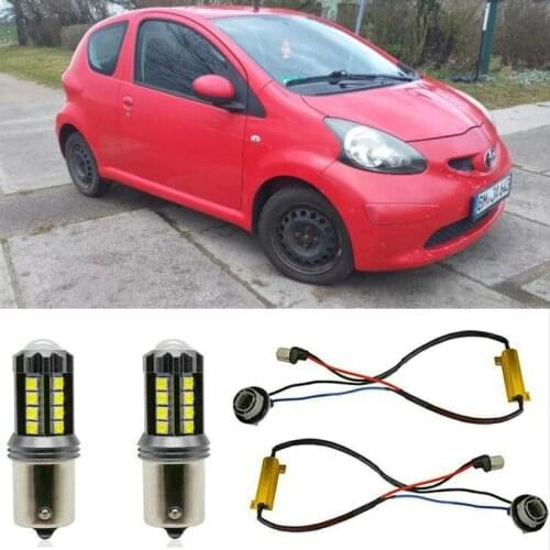 Fog lamps For TOYOTA AYGO B1 - Hatchback Stop lamp Reverse Back up bulb Front Rear Turn Signal error free 2pc