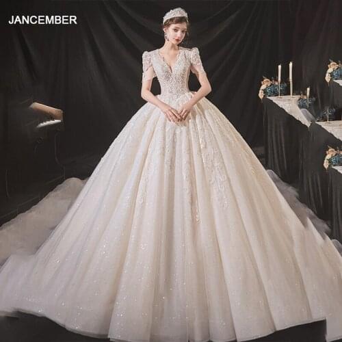 ASN042 2021 Wedding Dress Heavy Lace Beaded Bridal Gown сексуальное свадебное платье coiffe africaine trouwjurken bal мантия