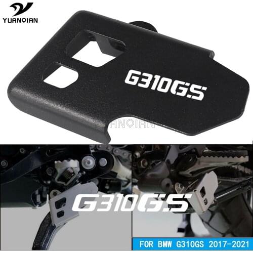 Black Motorcycle Kick Stand Side Stand Sensor Guard Protector Cover Cap FOR BMW G310GS G 310 G310 GS 2017-2021 2018 2019 2020