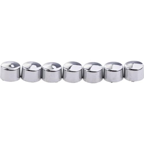 For 91-12 Glide Twin Cam Chrome ABS Bolt Cap Topper Cover 78 Pcs