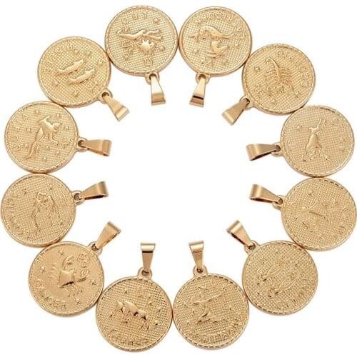 EETESSY Women's Pendants Zodiac Signs