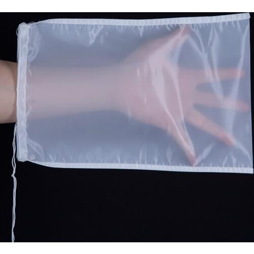 Soya Bean Milk Filter Screen Strainers Strong Reusable Nut Milk Tea Fruit Juice Finest Nylon 200Mesh Strain Filter Yarn Bag