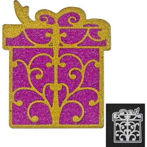 Exquisite Gift Box Metal Cutting Dies Mold Scrapbook Craft Mold Template Embossing Paper Mold Making New