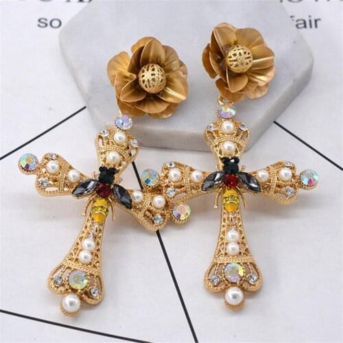 MHS.SUN Women's Gold Earrings