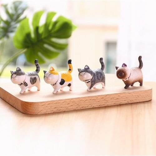 Lovely Cat Ornaments Creative Girl Student Ornaments Desktop Decoration Personality Birthday DIY Home Accessories Model