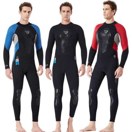 Fullbody Men 3mm Neoprene Wetsuit Surfing Swimming Diving Sailing Clothing Scuba Snorkeling Cold Water Triathlon Wet Suit Dive