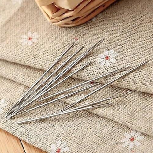 New 10pcs 5cm Large Eye Embroidery Tapestry Darning Needle Sewing Bees Crafts Tools