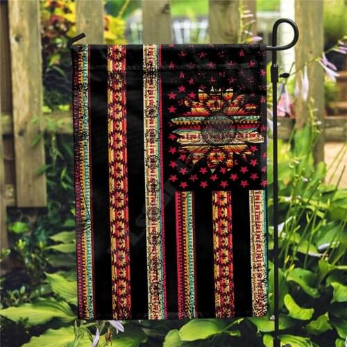 Native Flag 3D Full Printing Garden Flags Hanging House Flag Garden Flag Decoration Double-sided Printing 02