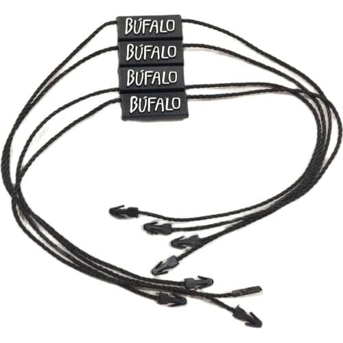 Custom Garment Logo Plastic Hang Tag Seal String Loop For Clothing