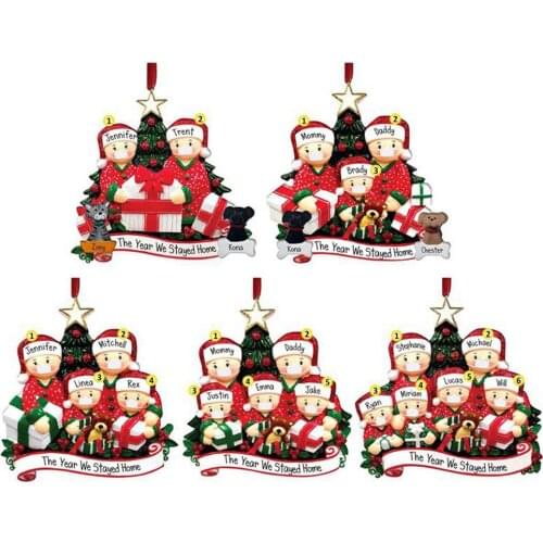 Christmas Five-pointed Star Mask Decoration PVC Christmas Tree Pendant Holiday Home Decoration