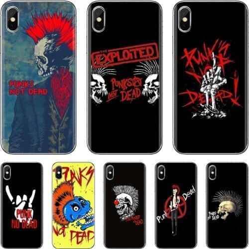 For Xiaomi mi Redmi Note 3 4 4X 5 6 7 8 8t 9 9s 9t 10 pro lite Poster Silicone Phone Case Punks not dead