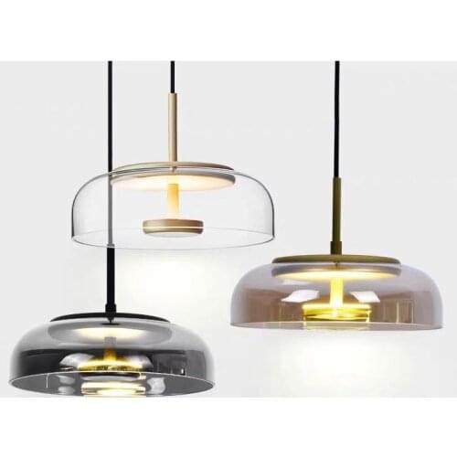 Nordic led glass ball chandelier luminaire pendant lights commercial lighting pendant lights living room bedroom