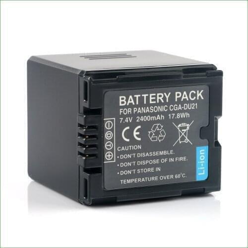 LANFULANG CGA DU21 Replacement Battery for Panasonic CGR-DU06 VW-VBD070 NV-GS47 NV-GS50 NV-GS27 SDR-H20 NV-GS57 NV-GS58