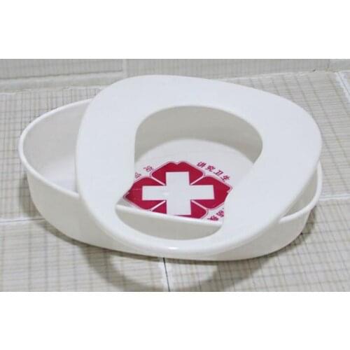 Thick cover stool for the elderly lying in bed urinals men and women with removable urine covered large potty