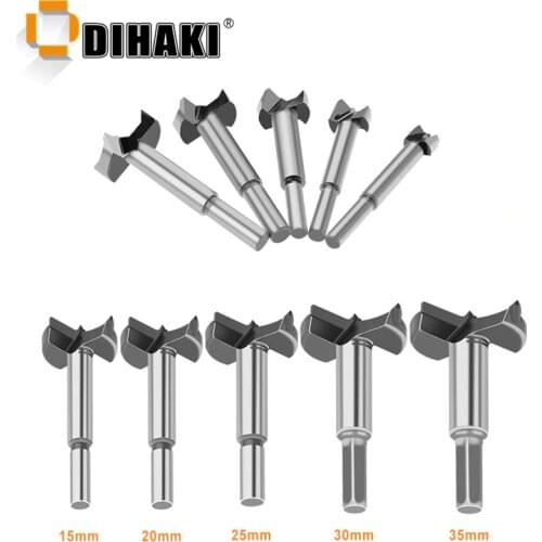 15mm-48mm Forstner Wood Drill Bit Self Centering Hole Saw Cutter Woodworking Tools Set 15mm,20mm,25mm,30mm Forstner Drill Bits