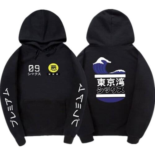 Japanese Harajuku New Tokyo Bay Men Women Hoodies Sweatshirts more durable than fashion rubber powder hip hop boy clothing