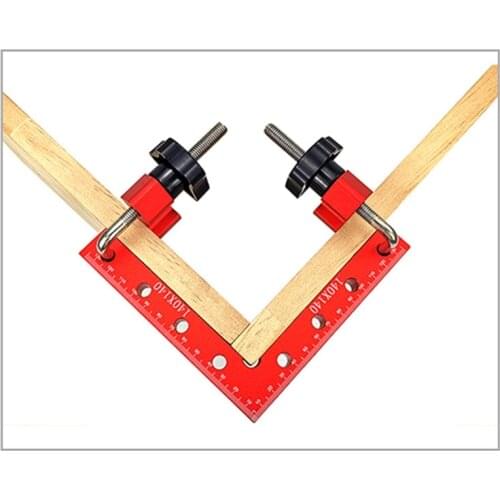 90 Degree Positioning Squares Aluminum Alloy L-Type Corner Clamp Woodworking Carpenter Clamping Toolfor Picture Frames