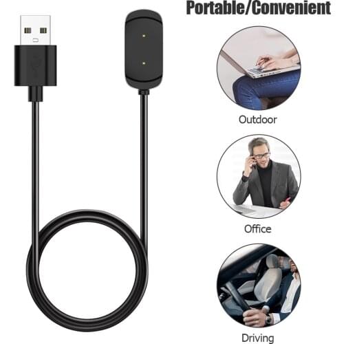 3.28ft USB Charger Cable Outdoor Mobile Phone Small Ornaments for Amazfit T-Rex A1918 GTR 42mm 47mm GTS Smartwatch