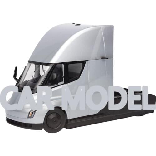 1:24 scale Alloy Toy Vehicles TESLA Semi truck Car Model Of Childrens Toy Car Original Authorized Kids Toys