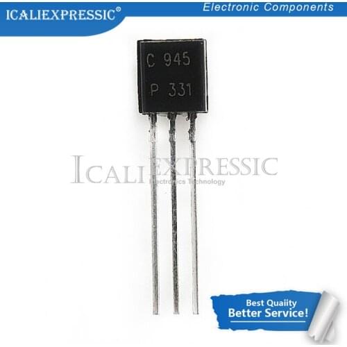 100PCS C945 2SC945 Triode to-92 50V/0.1A/0.5W/250MHZ Wholesale Electronic In Stock