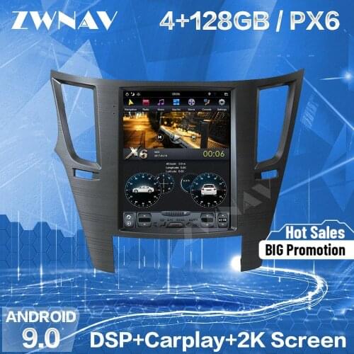 128 Tesla Screen Carplay For 2009 2010 2011 2012 2013 2014 Subaru Legacy Outback Android Player GPS Unit Auto Audio Radio Stereo