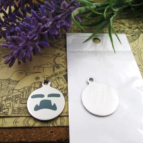 20pcs--"Jack Skellington faces9 "stainless steel charms more style for choosing DIY Charms pendants for necklace