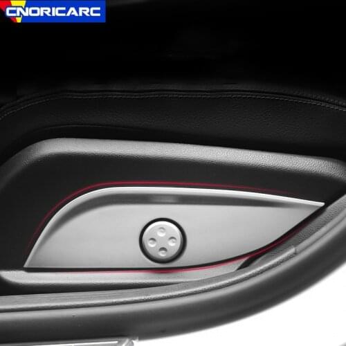Car Styling Seat Adjustment Switch Button Panel Cover Trim For Mercedes Benz C E Class W205 W213 GLC X253 Interiror Accessories