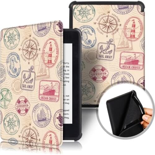 Kindle Paperwhite 2018 Case, Magnetic PU Leather TPU Back Smart Cover for Amazon All-New Kindle Paperwhite 4 Case 2018 Funda