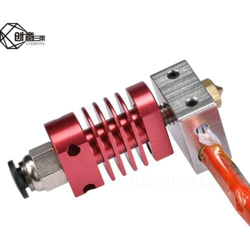 3D Printer Parts 3D J-head CR10 Hotend Extruder Kit For CR10 CR8 CR-10 CR-10S 3D V6 Bowden Extruder Aluminum 1.75/0.4MM Nozzle