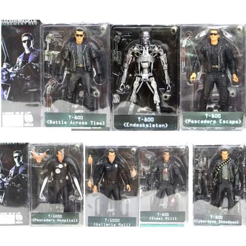 Endoskeleton NECA The Terminator Figure 2 T-800 T-1000 PVC Action Figure Toy Model Toy 7 Types 18cm