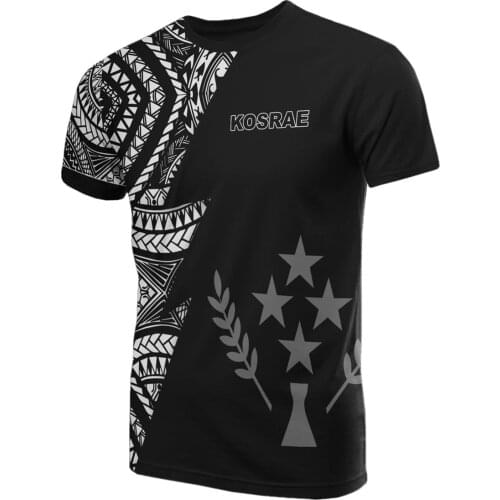 3D Printed Kosrae t shirts For men Tribal Culture Polynesian Tattoos Turtle Man/Woman Harajuku Streetwear Tshirts Short sleeve