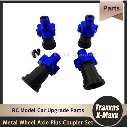 HR Traxxas 1/5 X-Maxx Big X Truck OP Part Metal Wheel Axle Plus Coupler Set