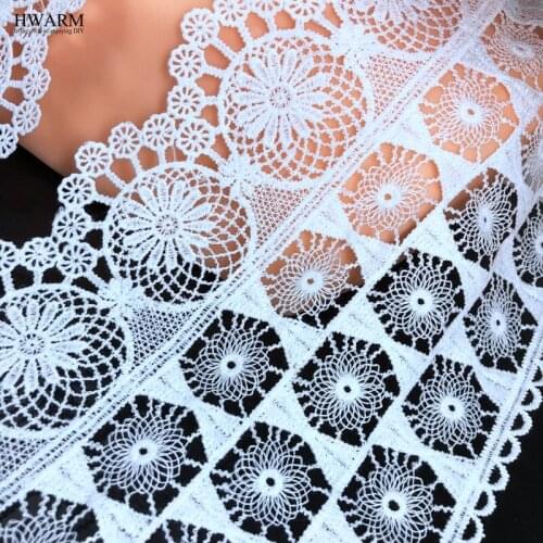HWARM 5yard 16cm Window Curtains Handmade Wedding Screen Lace Arts Craft Fabric Ribbon DIY Women Skirt Accessories Sewing Trim